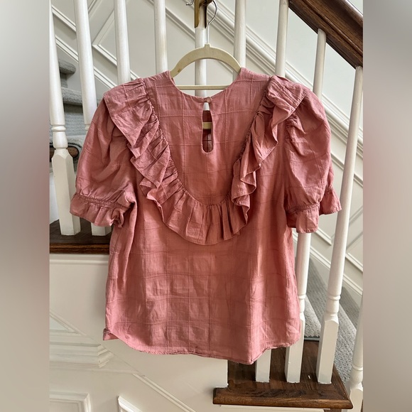 Dusty pink blouse Laurella, M/L - Picture 2 of 5